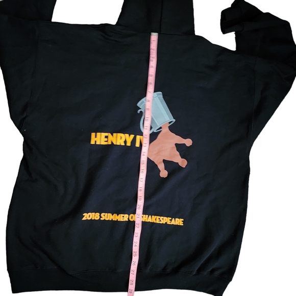 NWOT The Shakespeare Center 2018 Los Angeles Sweatshirt Hoodie UNISEX Sz. XL - Picture 4 of 9